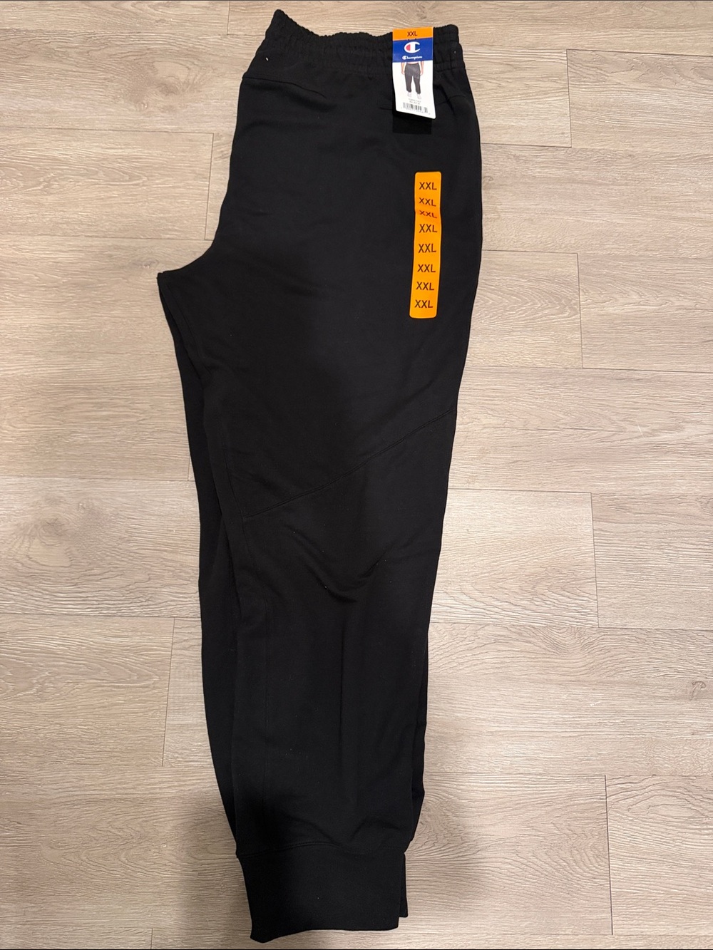 Champion Black Men’s XXL  Joggers with Elastic Waistband and zippered pockets